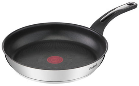 Patelnia Tefal Emocja - indukcja - stal nierdzewna - czujnik temperatury - 30cm