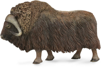 Figurka Collecta - wół piżmowy - (l) - dzikie zwierzęta - ręcznie malowana - miniatura