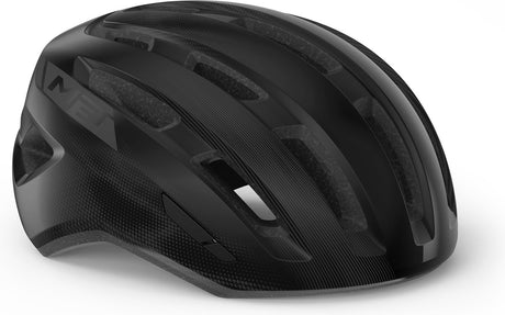 Z milami kask rowerowy mężczyźni kobiety - kask rowerowy rower miejski dla dorosłych - rower elektryczny - trekking - rozmiar s m (52-58cm) - czarny połysk (czarny)