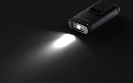 Ledlenser k4r szary - brelok do kluczy - akumulator - 120 lumenów