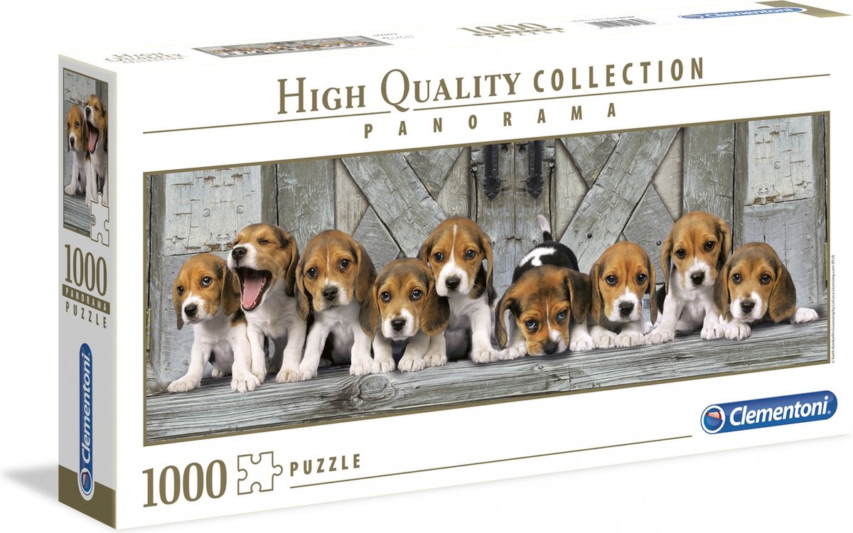 Clementoni Panorama Puzzle Beagle, 1000st.