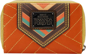 Funko loungefly: marvel - black panther - okoye cosplay zip around wallet