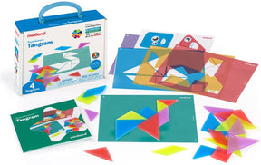 Przezroczysta zabawka Miniland Lightpad - tangram