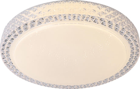 Brilliant Badria - lampa sufitowa - biała