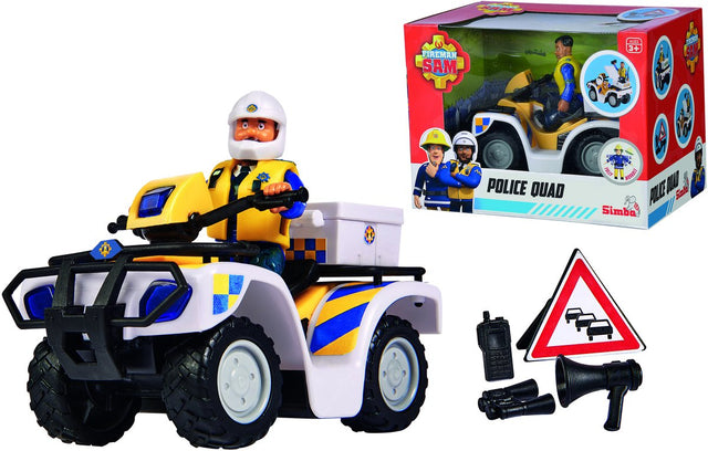 Simba – strażak Sam – quad policyjny z figurką – pojazd zabawkowy – od 3 lat