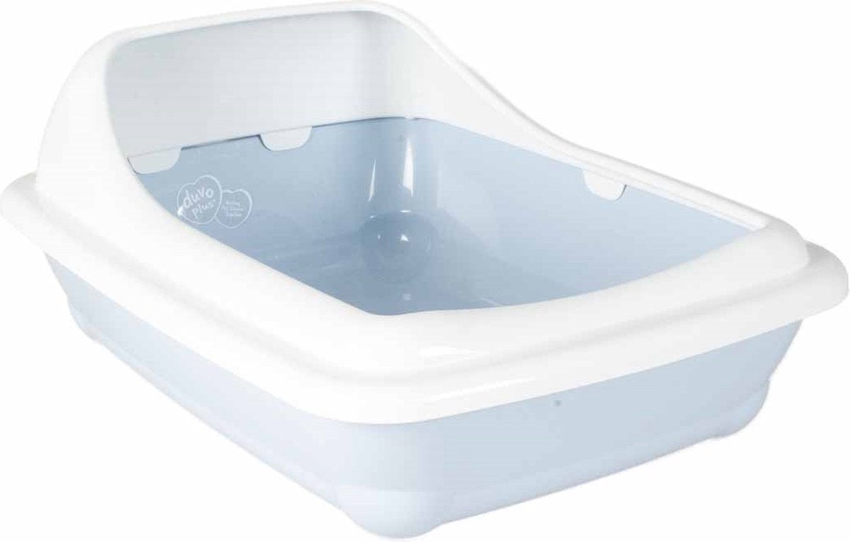 Duvo kattentoilet birba met rand azzurro l