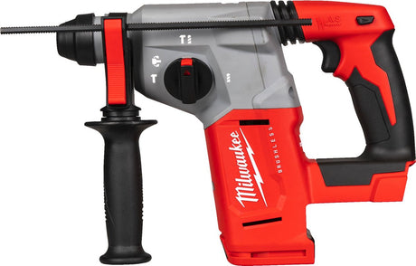Milwaukee m18 blh-0 | akumulatorowa wiertarka udarowa m18 | bezszczotkowy | 4 pozycje | sds-plus | bez akumulatorów i ładowarki - 4933479426