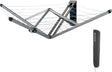 Brabantia wallfix wall drying rack - with protective cover - 24 m - metallic gray