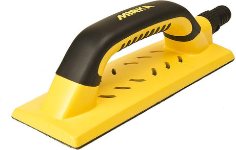 Poręczny bloczek do szlifowania ręcznego Mirka Abranet na rzep 80x230mm z 55 otworami