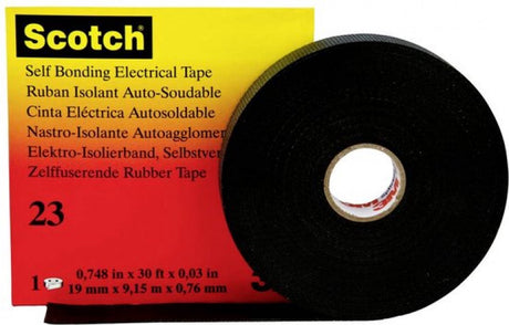 Taśma naprawcza 3m 23 scotch 23-19x9,15 Scotch 23 czarna (dł. x szer.) 9,15 m x 19 mm 1 szt.