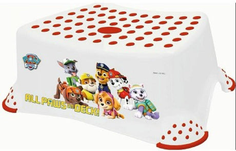 Stołek Keeper Paw Patrol - biały - do nauki korzystania z toalety i mycia zębów