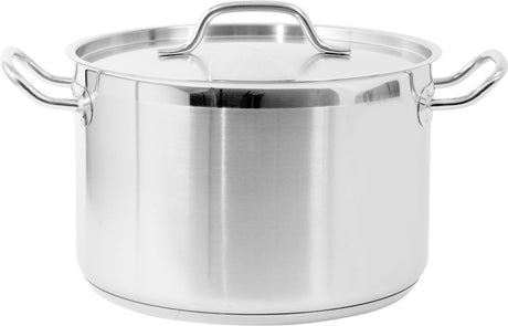 Garnek do zupy Yato ze stali nierdzewnej - ø28 x 28 cm - 11,1l - do każdego pieca