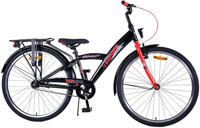 Volare Thombike Dziecięce rower - chłopcy - 26 cali - Czarny czerwony