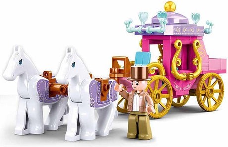 Sluban Girls Dream Village Cat z królikiem Zabawki konstrukcyjne dla dzieci od 6 lat - zestaw do budowania modeli zwierząt - pudełko konstrukcyjne ze 139 klockami i 1 minifigurką - m38-b0872