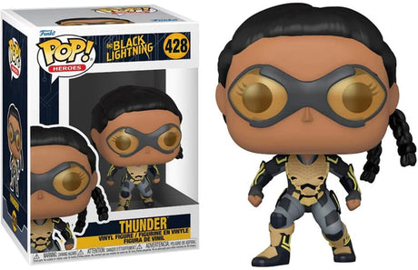 Funko czarna błyskawica i grzmot, winylowa figurka 428 pop! standardowy uniseks