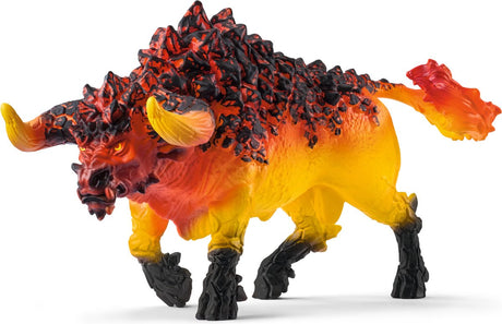Stwory Schleich Eldrador - ognisty byk - figurka do zabawy - zabawki dla dzieci dla chłopców i dziewcząt - od 7 do 12 lat - 42493