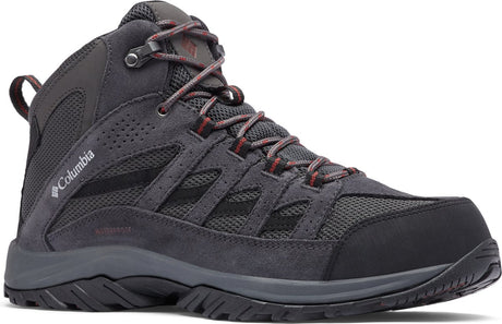 Wodoodporne męskie buty turystyczne Columbia Crestwood™ Mid - ciemnoszary, głęboka rdza