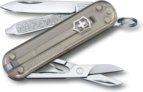 Przezroczysty scyzoryk Victorinox Classic SD - mistyczny poranek - 7 narzędzi