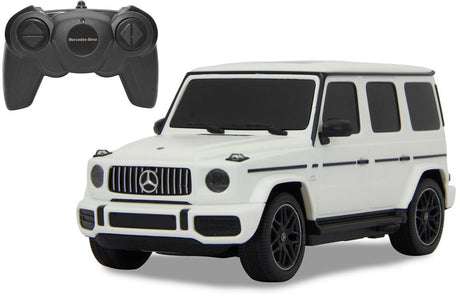 Samochód zdalnie sterowany Jamara - 405192 samochód zdalnie sterowany mercedes-benz g63 - klasa g - biały - model RC 2,4 GHz gotowy - samochód sterowany w skali 1:24