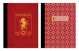 Harry potter: gryffindor composition notebook set (set of 2)