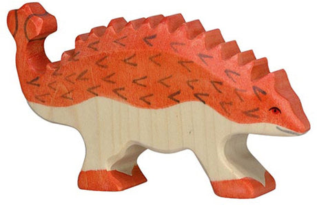Dinozaur Holztiger - ankylozaur - 13x2x7cm - figurka drewniana - ręcznie robiona