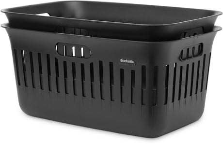 Kosz na pranie Brabantia Collect-it - zestaw 2 szt. - 40 l - czarny