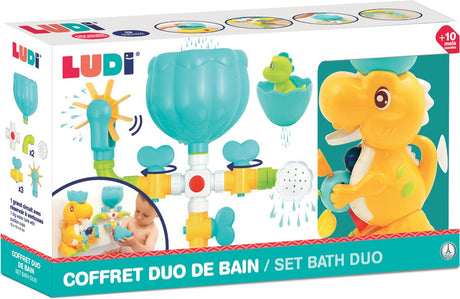 Ludi - zestaw do kąpieli dinozaurów - tor wodny - zabawki do kąpieli