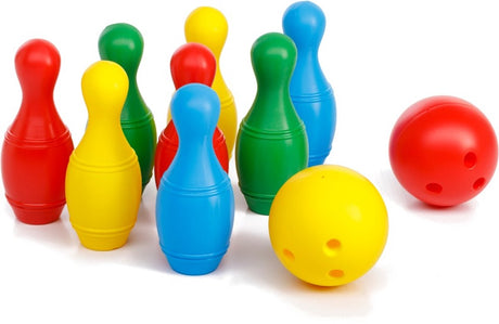 Zestaw do kręgli maxi Paradiso Toys (8 + 2 kule)