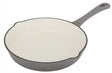 Brunbeste geëmailleerde gietijzeren koekenpan – 20 cm – grijs