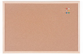 Bi-office kurkbord met houten kader | ft 60 x 40 cm
