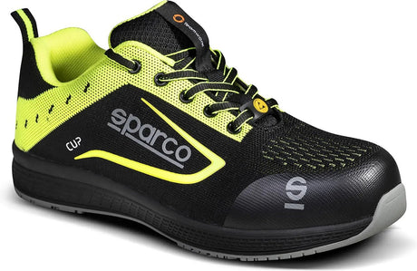 Sparco Cup Nurburg - lekki but ochronny S1P z oddychającym żakardem i sportowym stylem - czarny 39