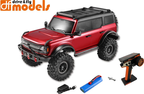 Modele Df df-4s wariant gąsienicowy metaliczny-gnicie, skala 313 mm - rtr