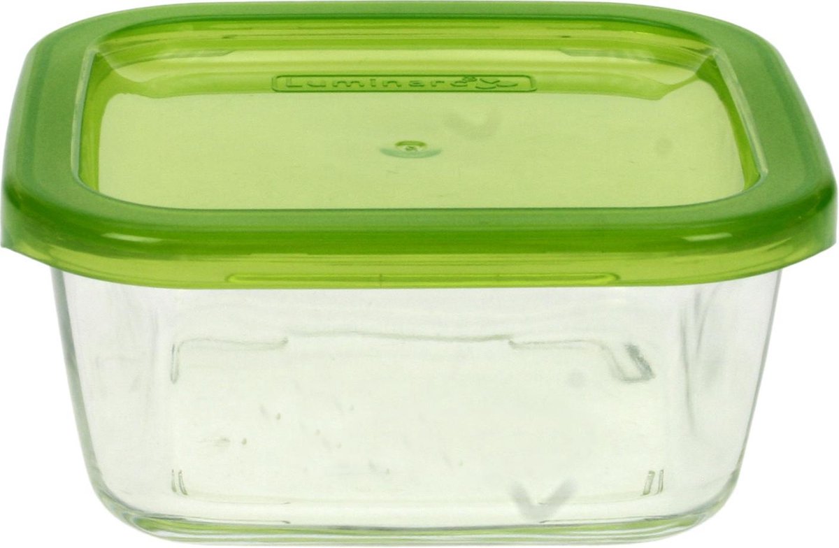 Pudełko do przechowywania żywności Luminarc Keep 'n Box - kwadrat - szkło - 0,36l