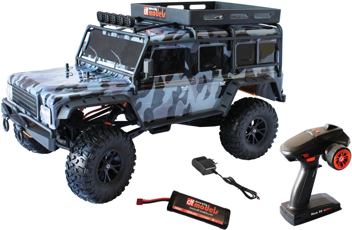 Modele Df df-4j crawler camo 2-krotna dioda LED gotowa do pracy (rtr)