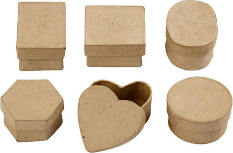 Firma Creativ https: www.cchobby.nl mini-pudełka-h-3-cm-d-4-6-cm-6-piece-1-box
