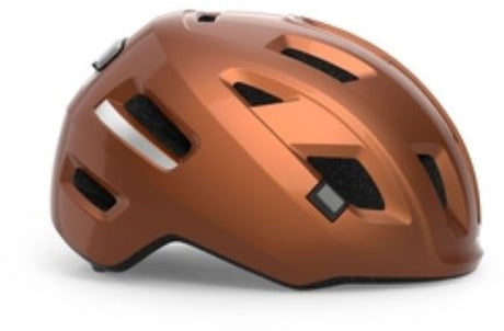 Z kaskiem rowerowym e-mob mężczyźni kobiety – kask rowerowy e bike dorośli – rozmiar l (58-61cm) – miedź