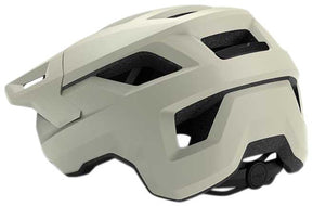Z osłoną kask rowerowy - kask rowerowy mężczyźni kobiety - kask mtb dorośli - rower górski - rozmiar m (56-58 cm) - białawy (biały)