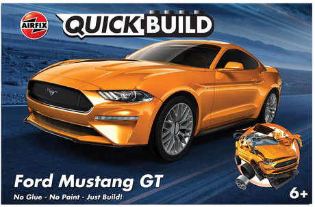 Zestaw modeli do sklejania samochodu Airfix - j6036 Quickbuild Ford Mustang GT - - Model samochodu