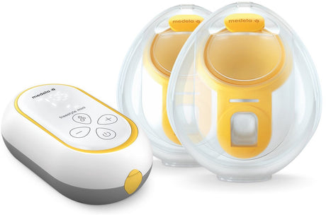 Medela freestyle mini głośnomówiący - podwójny laktator elektryczny - przenośny - kubki bez użycia rąk - akumulator
