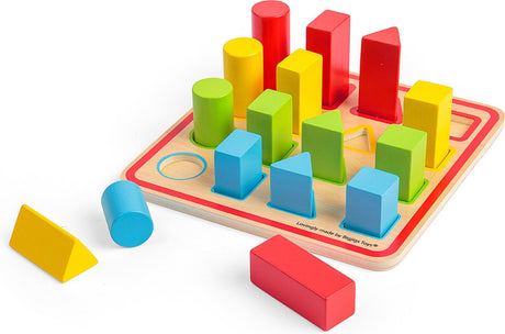 Puzzle drewniane Bigjigs zabawki edukacyjne z drewna FSC.