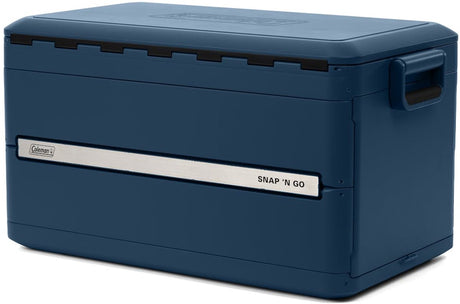 Coleman snap 'n go blue sapphire 55qt składana lodówka - 52-litrowa lodówka - antybakteryjna - niebieska