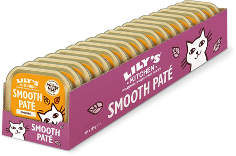 Lily's Kitchen - karma dla kotów - karma mokra - pasztet gładki z kurczakiem - 19 x 85 g