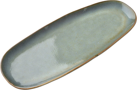 Unbranded sans marque basic nature - miska do serwowania - 35,5x14x2 cm - szary - mat