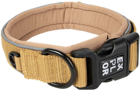 Odkryj obrożę Duvoplus Ultimate Fit, wygodna klasyczna dla psów L-45-51cm miodowo-złota
