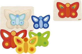 Puzzle z warstwą Goki Motyl, 5 warstw
