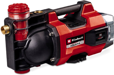 Akumulatorowa pompa ogrodowa Einhell aquinna 36 38 f led li solo - moc x-change - 36 v li-ion - 3800 l h - max. wysokość ssania: 37 m - tryb eco boost - ochrona przed przeciążeniem i zamarzaniem - bez. akumulator i ładowarka