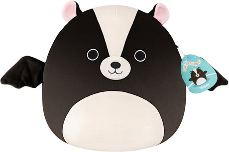 Squishmallows - średni pluszowy skyler 30cm - czarny nietoperz skunks