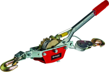 Wciągarka ręczna Einhell tc-lw 1000 - maksymalny uciąg: 1000 kg - maksymalny dystans: 1,2 m - hamulec automatyczny