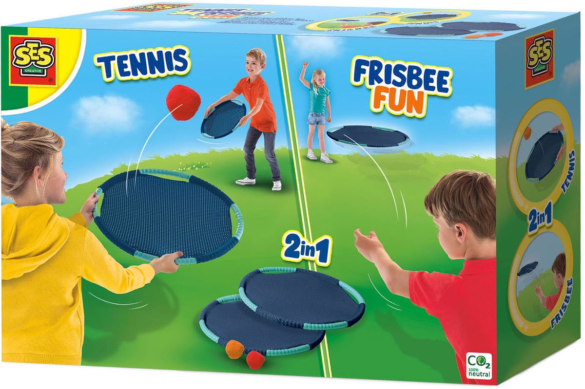 To kreatywna zabawa w tenisa i frisbee