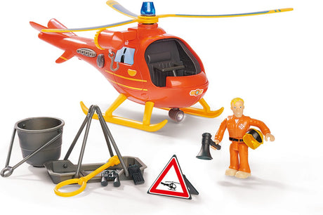 Simba - strażak sam - helikopter wallaby w zestawie postać